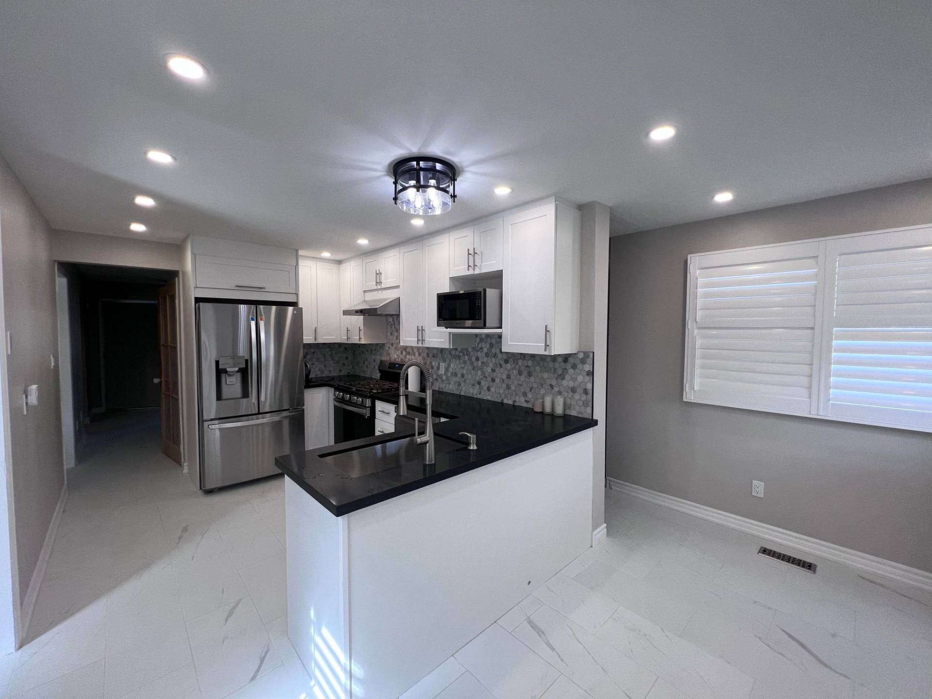Completed home renovation by Renomar Inc.