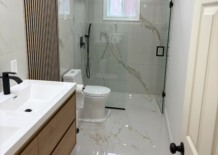 Modern bathroom renovation service